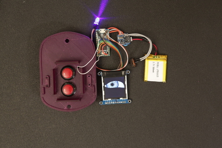 Purple People Eater Doorbell 3D Print 74098