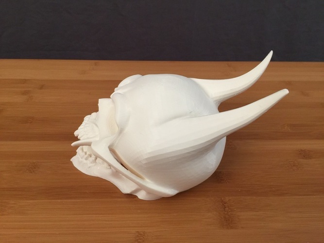 Oni Skull [hollowed] 3D Print 74109