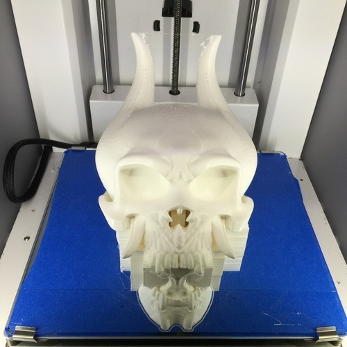 Oni Skull [hollowed] 3D Print 74112
