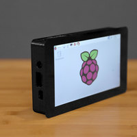 Small 7in Portable Raspberry Pi Multi-Touch Tablet 3D Printing 74113