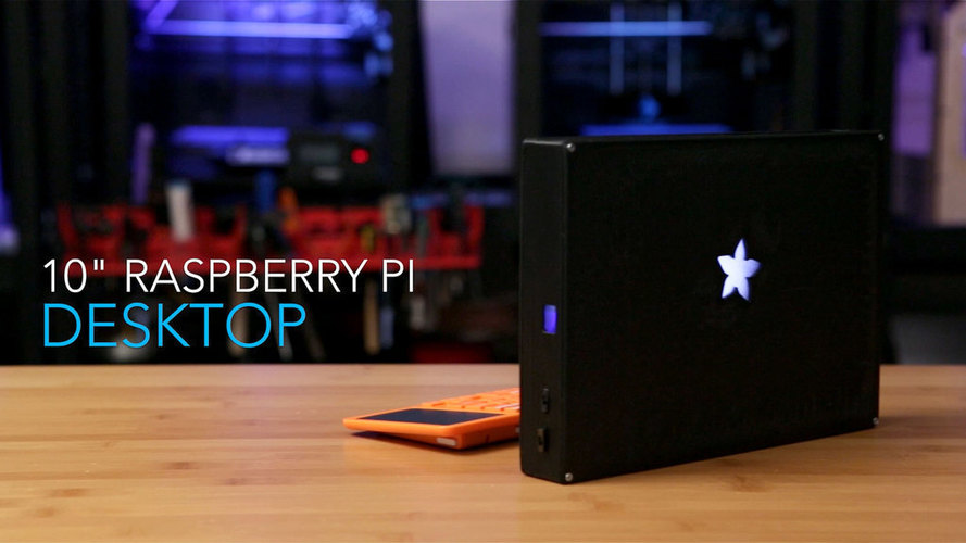 10in Raspberry Pi 2 Tablet 3D Print 74151