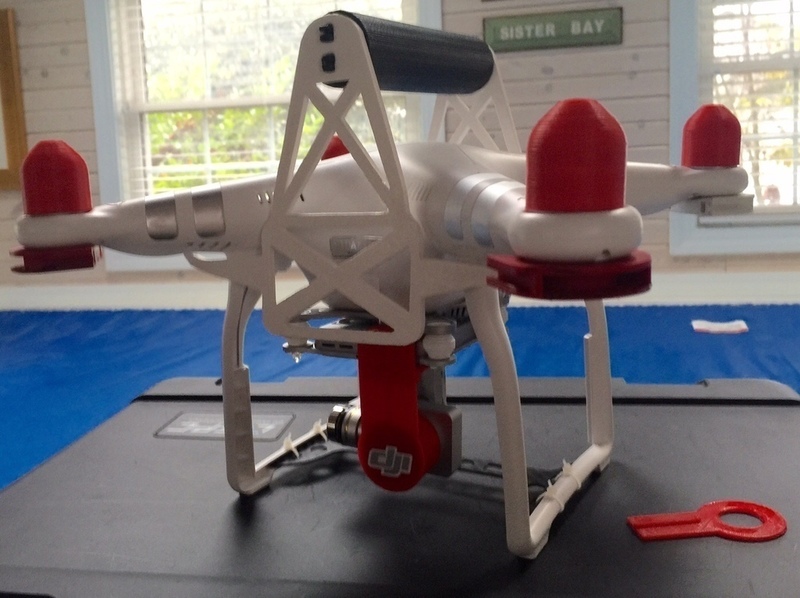 DJI Phantom 3 carry handle by Zoti