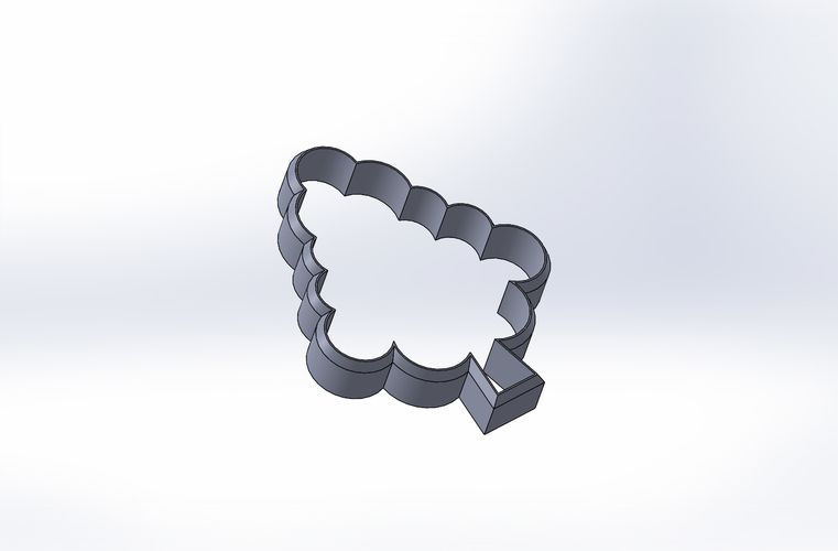 Tree Cookie Cutter 3D Print 74383