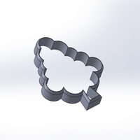 Small Tree Cookie Cutter 3D Printing 74383
