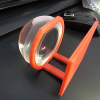Small LumiDome magnifier holder 3D Printing 74411