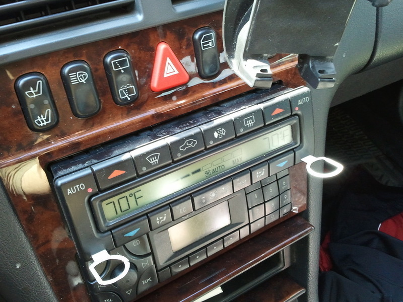 Mercedes Benz Radio Removal Tool