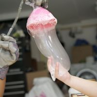 Press-fit tubing-attachment flange for CO2 bubbles experiment. - Thumbnail 4