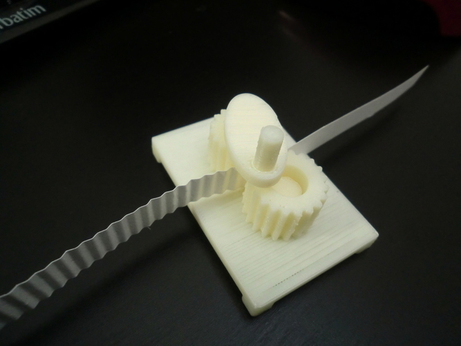 Paper Crimper (by jetty) - Plated 3D Print 74447