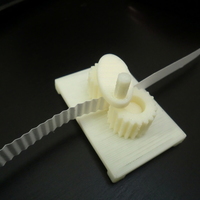 Small Paper Crimper (by jetty) - Plated 3D Printing 74447