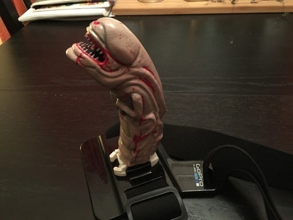 Chestburster for gopro mount