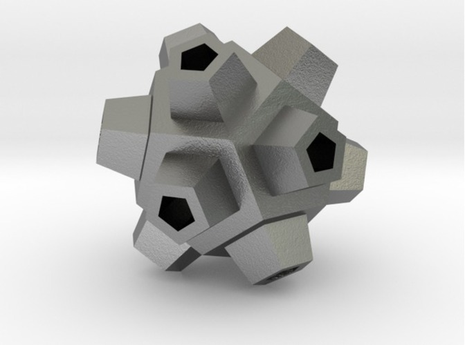 Mineral Polyhedron Pendant 3D Print 74677
