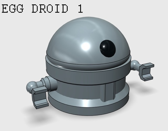 Egg Droid 1 3D Print 74681