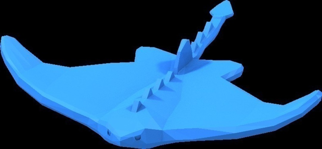 small lego manta ray 3D Print 74744