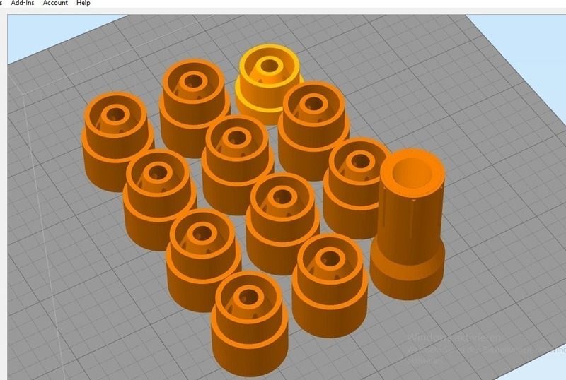 Slim 4,5mm air rifle silencer with M10x1 thread for Baikal MP-61