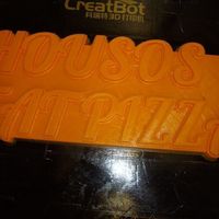 Small housos fat pizza 3D Printing 75381