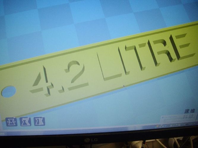 4.2 litre motor 3D Print 75391