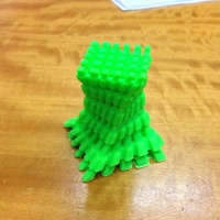 Small Twisted Haystack Sculpture 3D Printing 75722