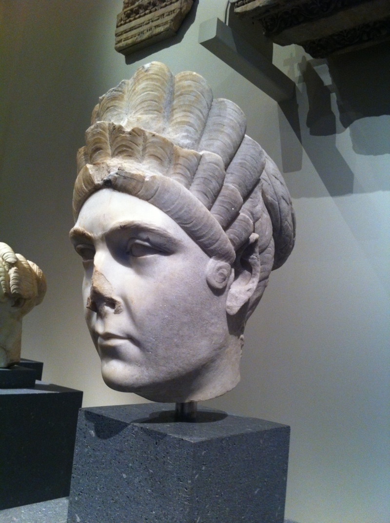 Marble portrait of Marciana, sister of the emperor Trajan