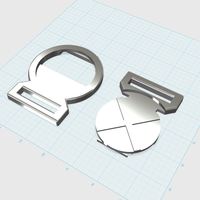 Small X-Men belt buckle 3D Printing 75739