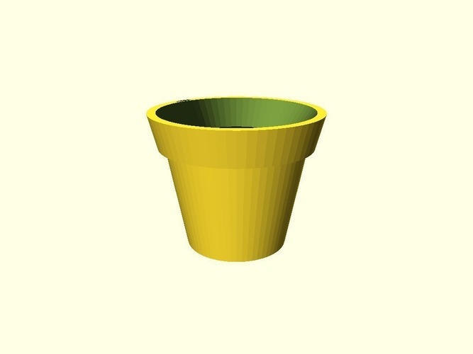 Potted Plant Bong 3D Print 75937
