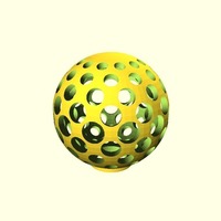 Small Ugly Ball 12 3D Printing 75940