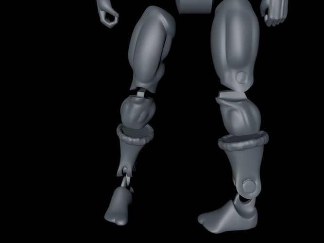 articulated 3d printed figure
