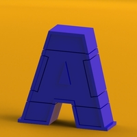 Small Alphabet Robot - A 3D Printing 76397