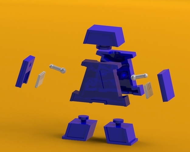 Alphabet Robot - A 3D Print 76398
