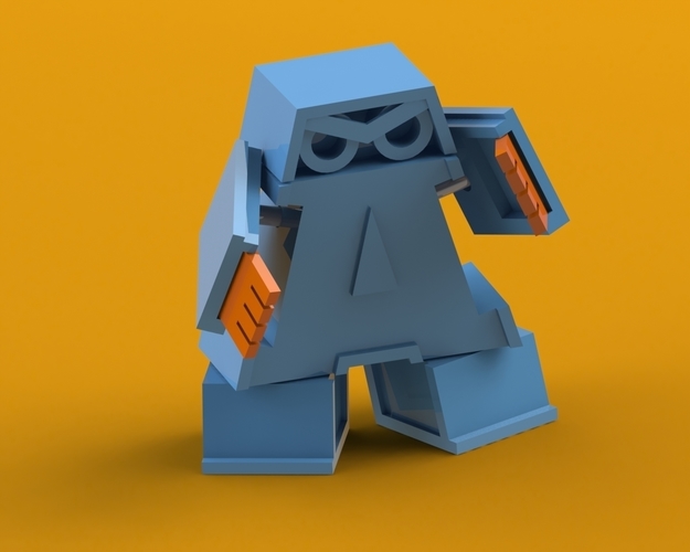 Alphabet Robot - A 3D Print 76399