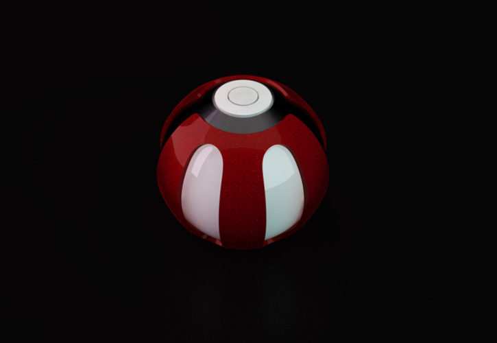 Poke Ball 3D Print 7644