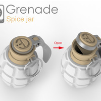 Grenade spice jar - Thumbnail 2