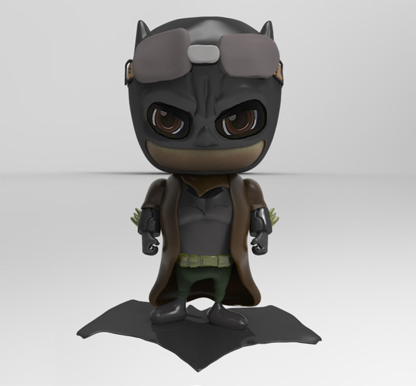 Batman V Superman Dawn of Justice Bat Brown Coat 