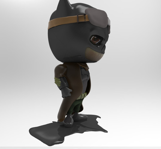 Batman V Superman Dawn of Justice Bat Brown Coat  3D Print 76532