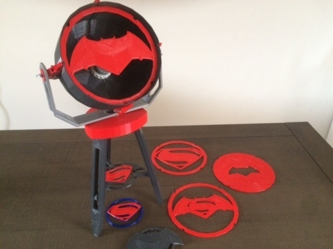 batman v/s superman light 3D Print 76587