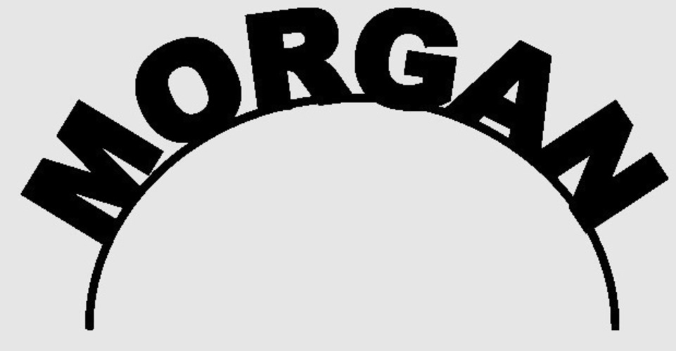 Morgan name banner 3D Print 76625