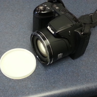 Small Nikon Coolpix L320 (59.5mm) Friction-Fit Lens Cap 3D Printing 76627