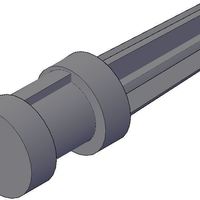 Small Telescopic tube endcap 3D Printing 76631