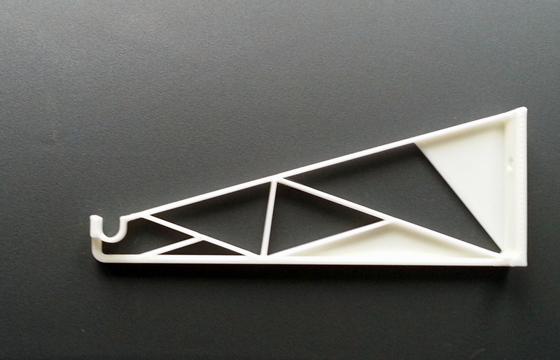Filament Shelf Bracket ( 17g weight, up to 4,5 kg )