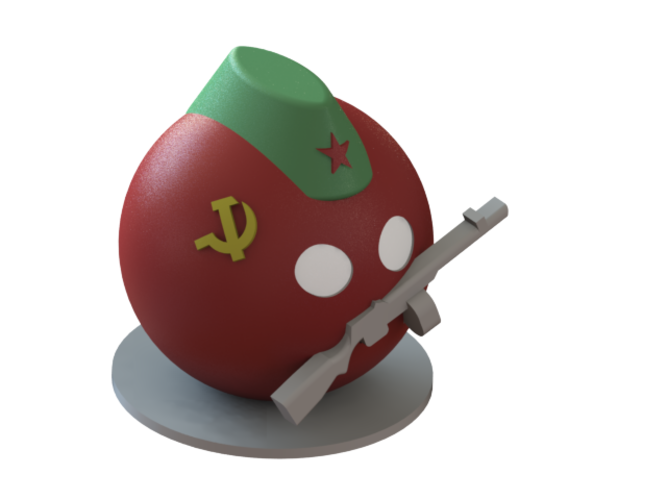 USSR countryball 3D Print 76798