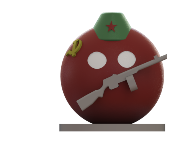 USSR countryball 3D Print 76799