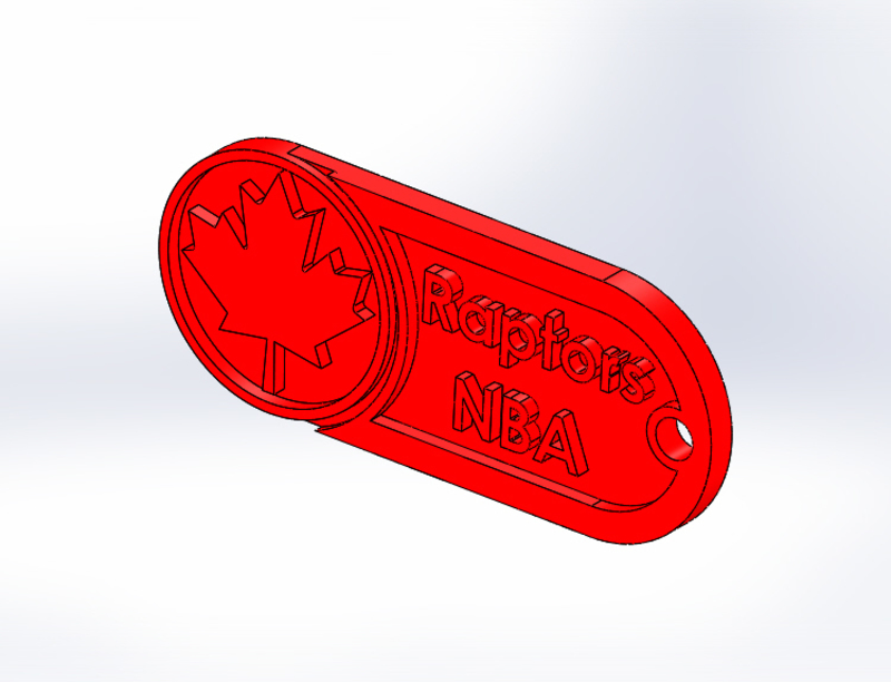 Key Chain-NBA Raptors - Pinshape