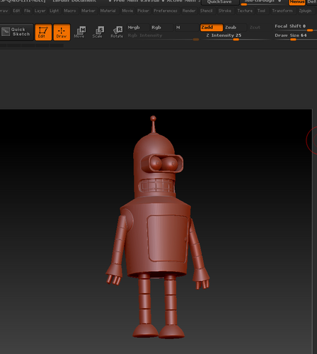 Робот Бендер. Robot Bender 3D Print 77133