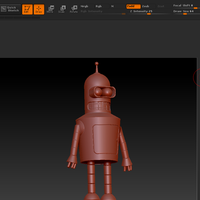 Small Робот Бендер. Robot Bender 3D Printing 77133