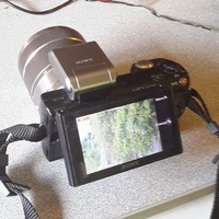 Sony NEX-5 Camera Screen Sun Shield - Thumbnail 1