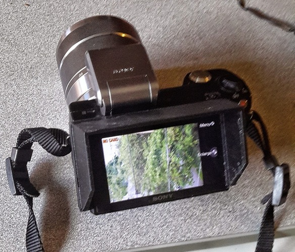 Sony NEX-5 Camera Screen Sun Shield