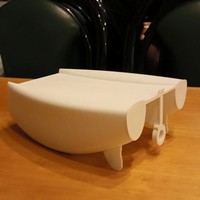 Rubber band powered race boat - Thumbnail 2