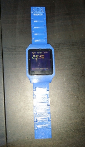 Adapter Sony smartwatch 3 holder 24mm 3D Print 77324
