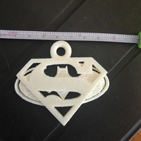 Small BatmanVsSupermanPendant 3D Printing 77474