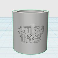 Small Cubs Centenary Woggle  3D Printing 77574
