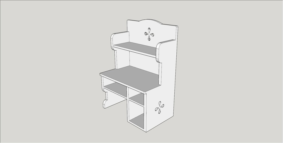 Sylvanian furniture + drawers 3D Print 77624